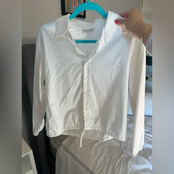 🤍 The Lady & The Sailor White Cotton Blouse 🤍
Size 1 (fits like S/M) | - Picture 1 of 11